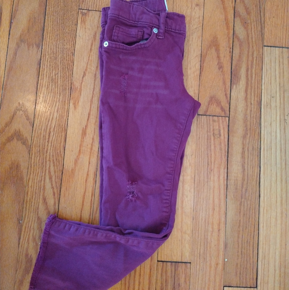 Purple Distressed Children's Place Jeans
